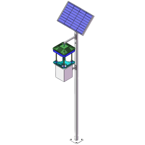 Солнечная ловушка для насекомых с всасыванием ветра